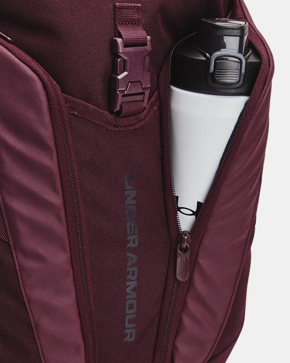 UA Hustle Pro Backpack, Maroon, pdpMainDesktop image number 2